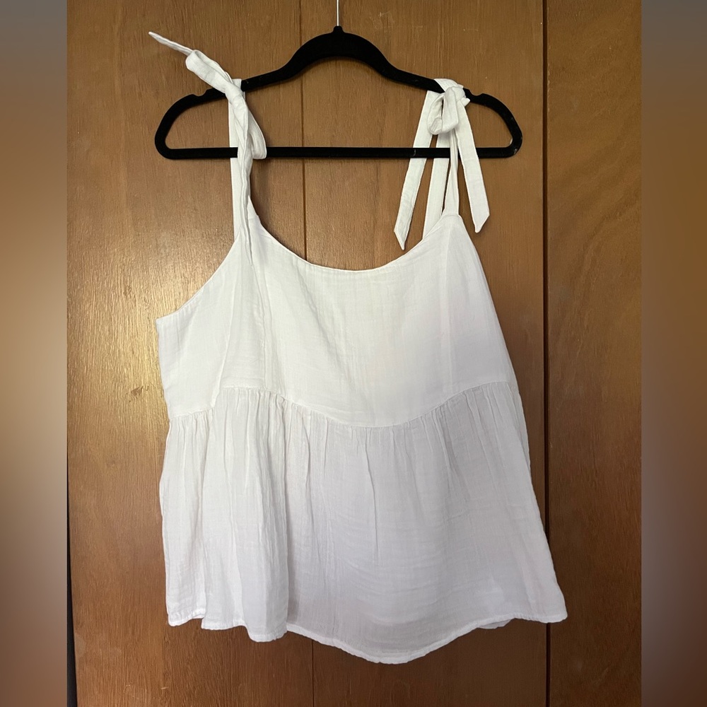 White Babydoll Top